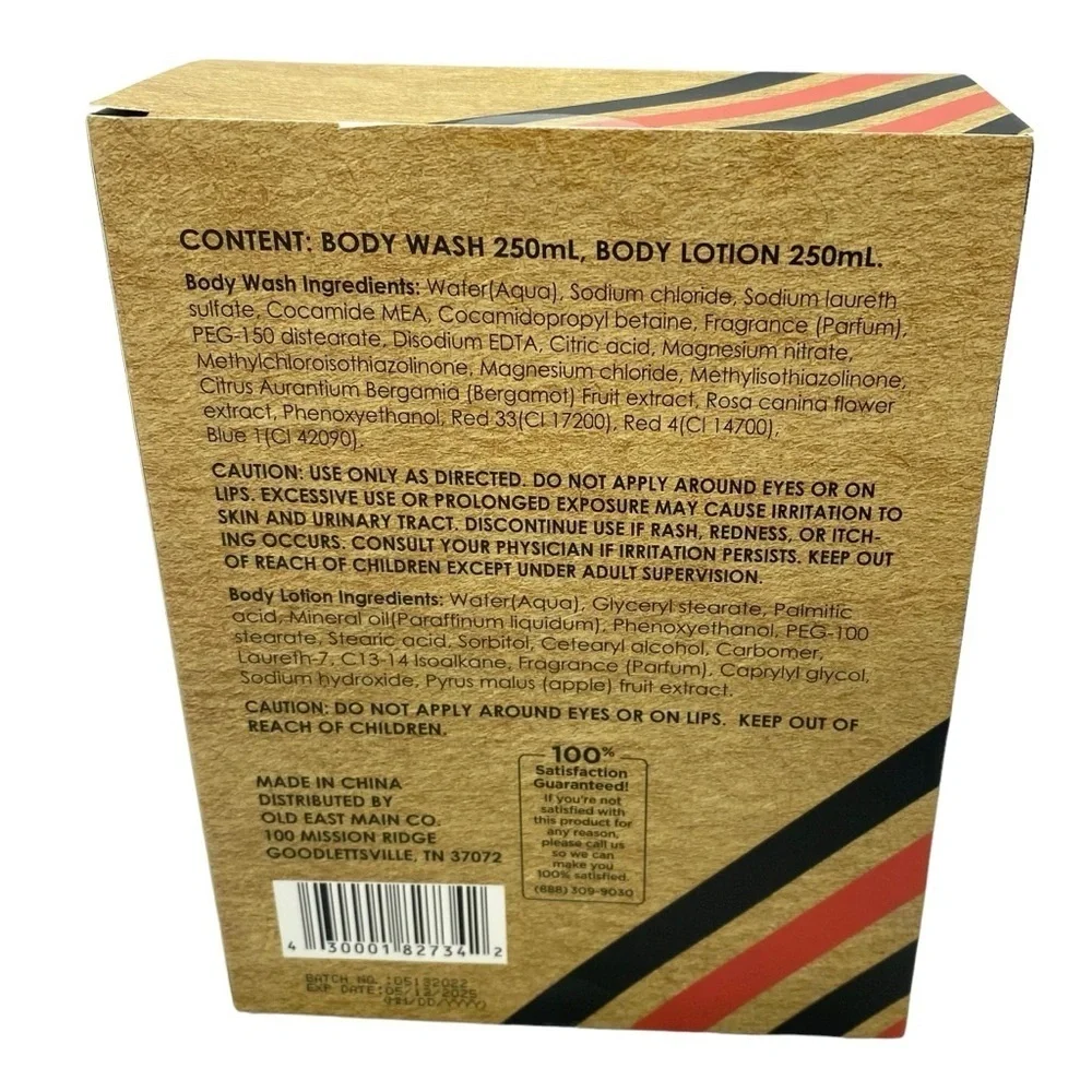Studio Selection for Men Body Wash & Body Lotion Gift Set